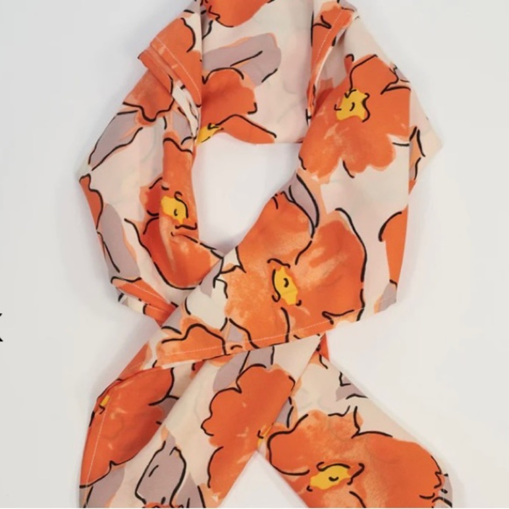 Orange Hair Scarf - Picture 1 of 2